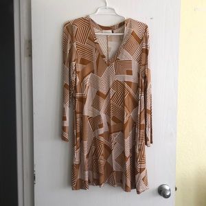 Ava Sky long sleeve swing dress